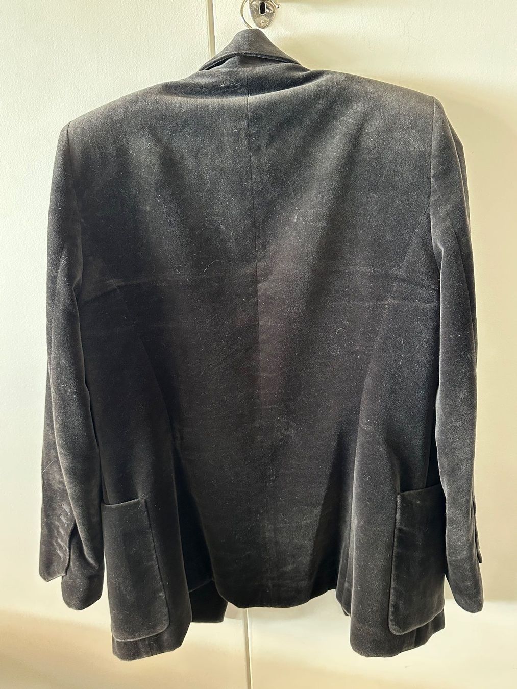 Zadig & Voltaire Giacche: Zadig & Voltaire dark grey velvet jacket size 36 – Usato da Lausanne venduto da kuroneko86 1