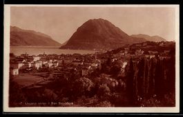 Lugano, Panorama verso il San Salvatore