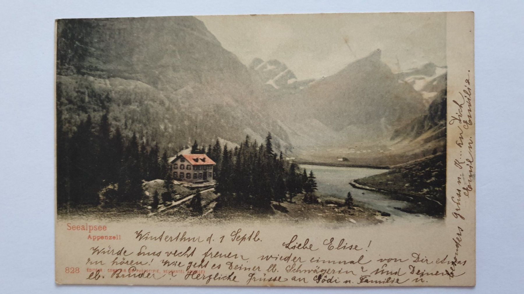 Ansichtskarten: Seealpsee. Alpstein. Appenzell Innerrhoden. 2 Ansichtskarten – Gebraucht aus Goldach von armando_r 2