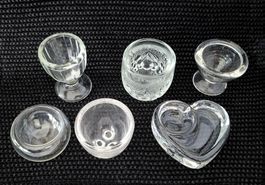6 Eierbecher aus Glas
