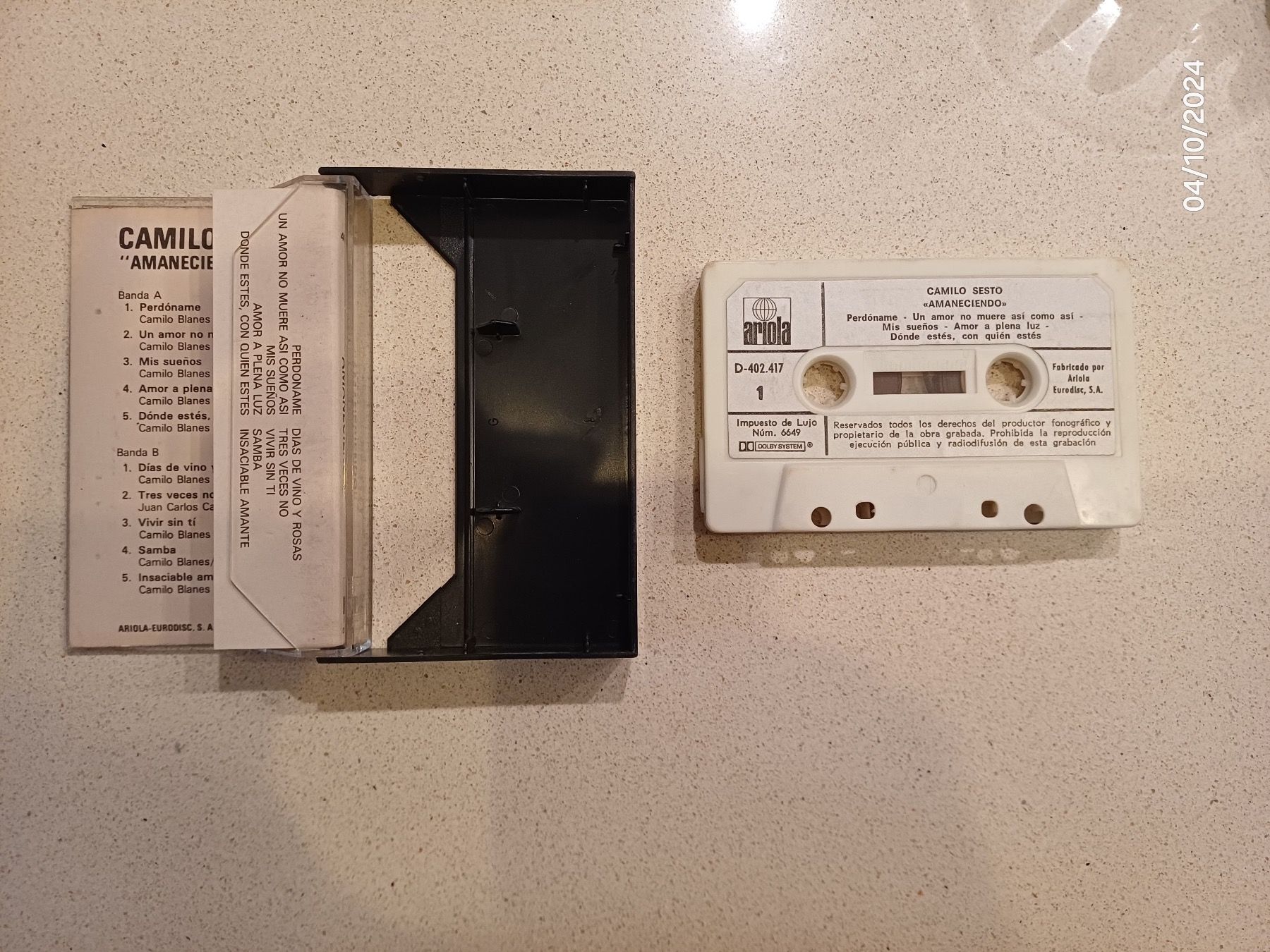 Musicassette: Kassette auf Spanisch - "Camilo Sesto - Amaneciendo" – Usato da Würenlos venduto da JRP_71 2