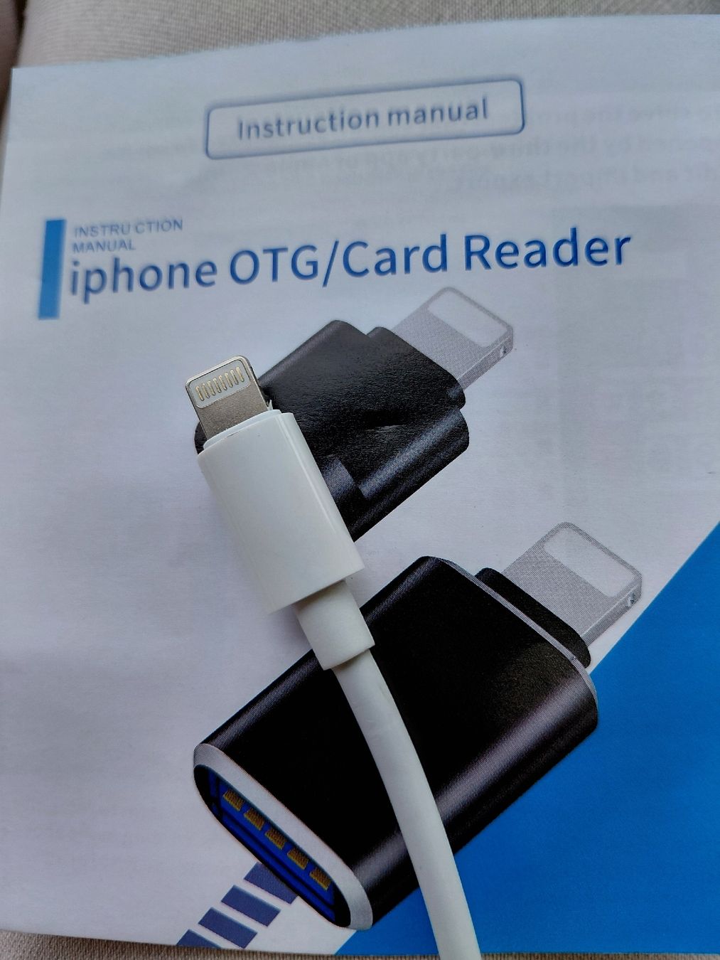 Kartenlesegeräte: iPhone OTG / Card Reader – Lightning – USB / SD / microSD – Neu und originalverpackt aus Geuensee von sonnenstunden 1