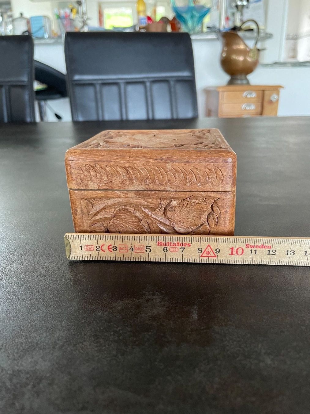Dosen: Ancienne Boîte en Bois Sculpté – Gebraucht aus Vallamand von Bricbracbroc82 8