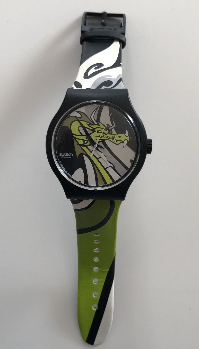 Swatch Orologi: Swatch Gent X-Large "Dragon's Revenge" SUDB112 – Usato da Binningen venduto da Steffisboerse 5