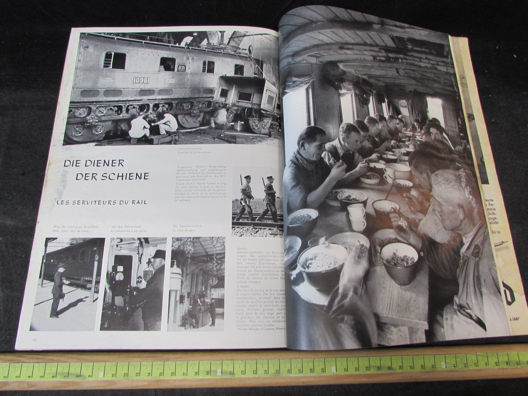 Riviste & Magazine: 100 Jahre Schweizer Bahnen, 1947 – Usato da Walchwil venduto da Shells1 4