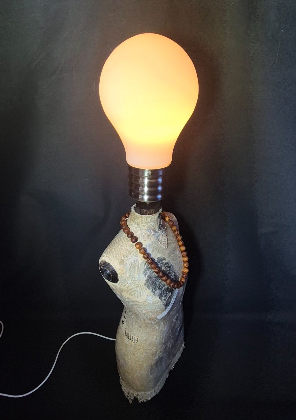 Lampade: Schneiderpuppe, Schneider Büste Lampe – Usato da Moutier venduto da Maria1704 2