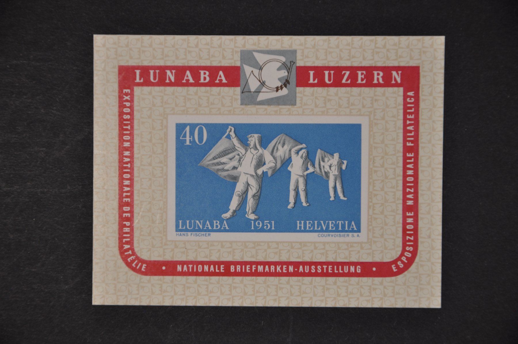 Tutti i francobolli: 1951 W32 postfrisch ohne Falz – Nuovo (secondo la descrizione) da Wolfhalden venduto da Zinauktion