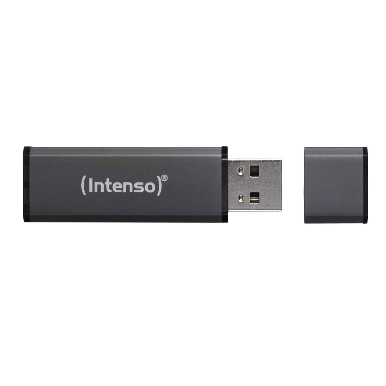 Chiavette USB: USB-Stick FlashDrive 4 GB INTENSO, AluLine, anthrazit – Nuovo e nell'imballaggio originale da Giubiasco venduto da softmail 1