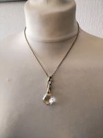 Collier pendentif goutte cristal avec chaîne fine Swarovski
