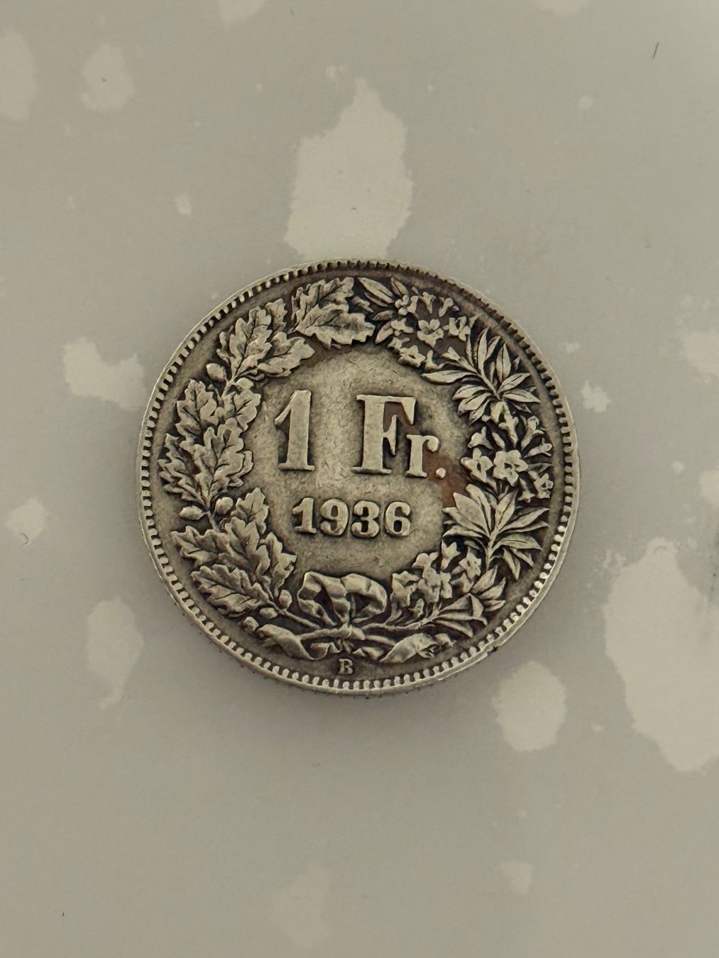 Tutti le monete: 1 Franken 1936  Rar – Usato da Wallisellen venduto da SWISS_SILVER1 1