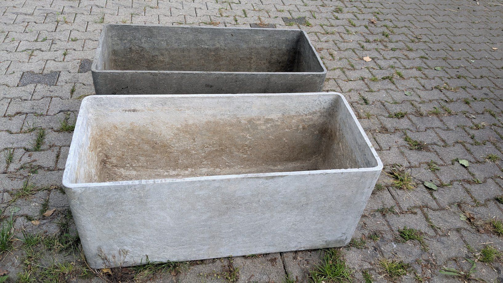 Eternit Vasi per fiori: 2 Pflanzkisten – Usato da Uster venduto da pfister015 1