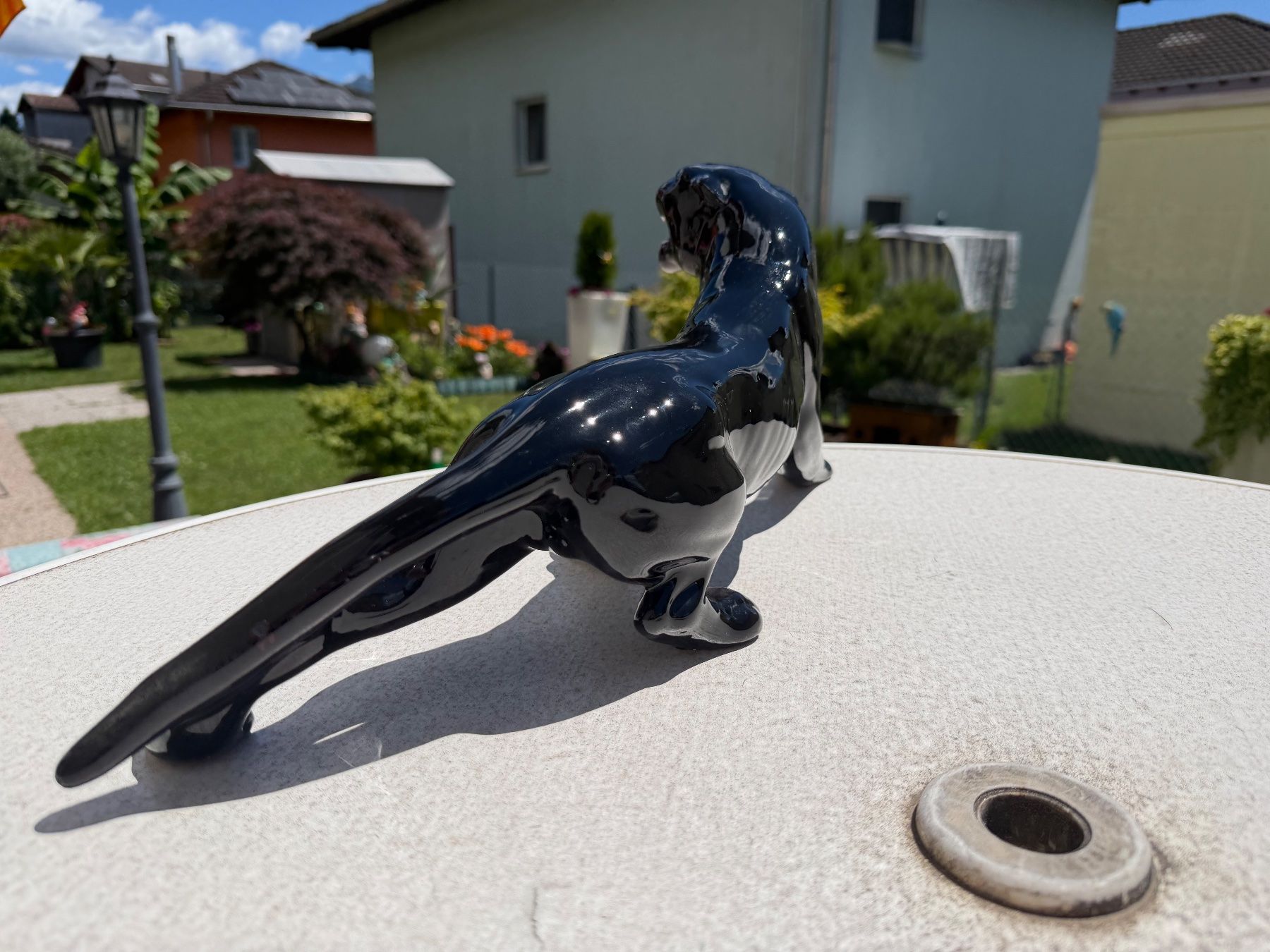 Figuren: Keramischer Schwarzer Panther (lang 45 cm) – Gebraucht aus Cugnasco von tizianaq 4