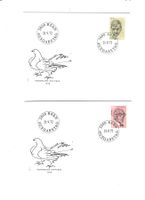 5 enveloppes 1er jour portait /effigie 1972