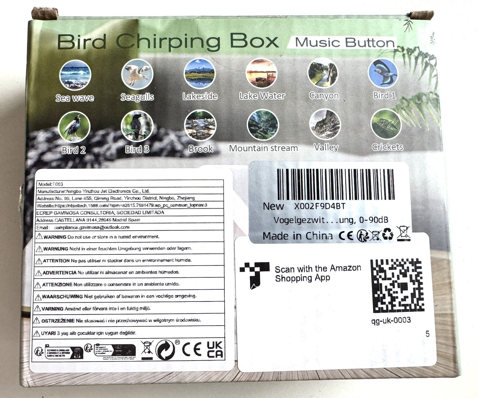 Casse acustiche: Nature Sound Box – Nuovo e nell'imballaggio originale da Altdorf UR venduto da TriNi1291 2