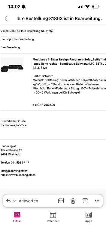 Divani: Wunderschöne Couch  – Usato da Oberrohrdorf venduto da mrsxrdrgz 3