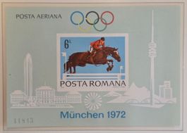 Rumaenien 1972 XX. Olympia Muench. Block MNH postfrisch