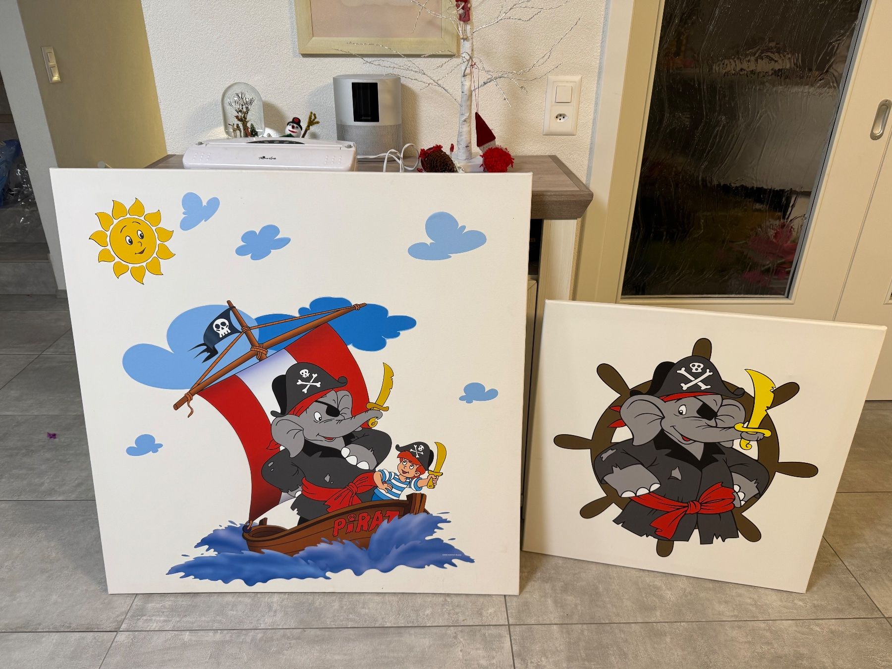 Poster & Bilder: Kinderzimmer Bilder, 2 Stk, Benjamin Blümchen , Top Zustand! – Gebraucht aus Diegten von Sandor29388