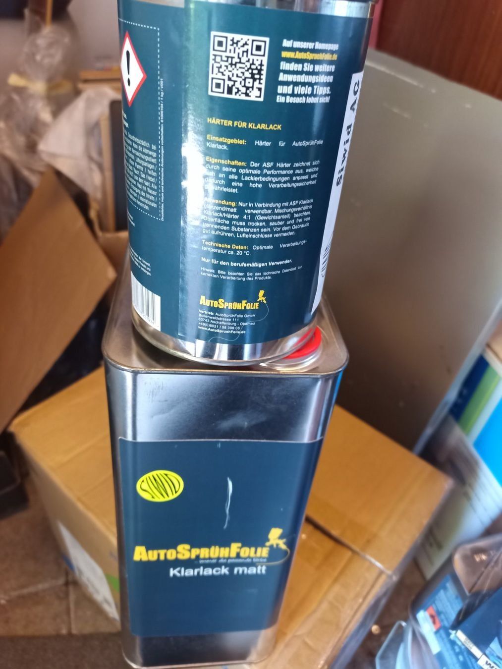 Farben: restposten div. autolack/chemie/folienlack – Neu und originalverpackt aus wila von audi48 3
