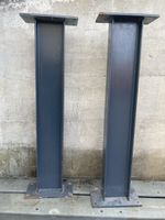 2x EISENTRÄGER KUNST PODEST BAU