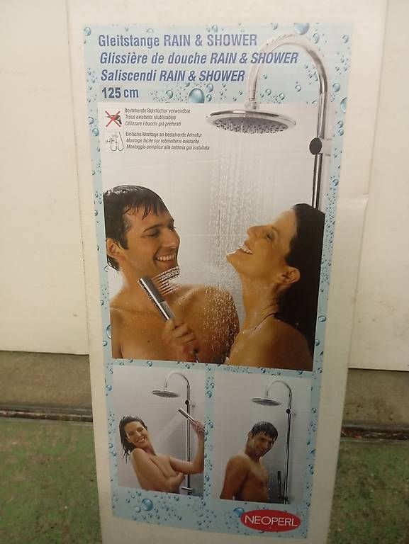 Duschen: Duschstange RAIN & SHOWER 125cm neu – Gebraucht aus Basel von Petergunn 1