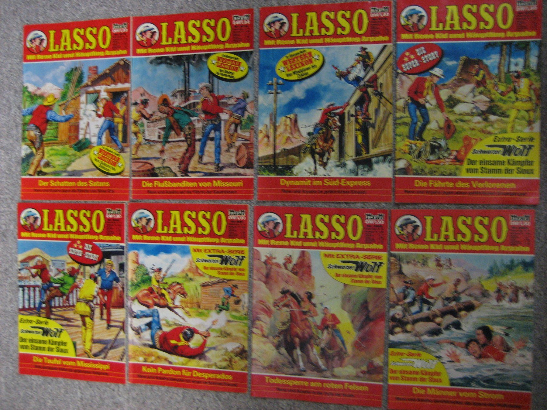 Fumetti: 8 Lasso cComics – Usato da Bottighofen venduto da Spiderman61
