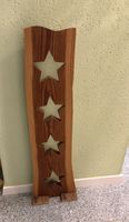 Holzdeko mit Sternen für die Winterzeit, Handarbeit⭐️