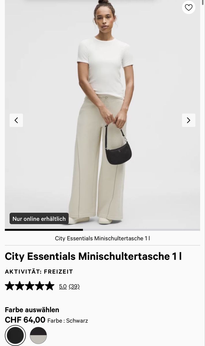 Lululemon Sacs femmes: LULULEMON City Essentials Mini Shoulder Bag Schwarz, Neu!!! – Neuf avec emballage d'origine à Zürich par nadin.nadin2 5