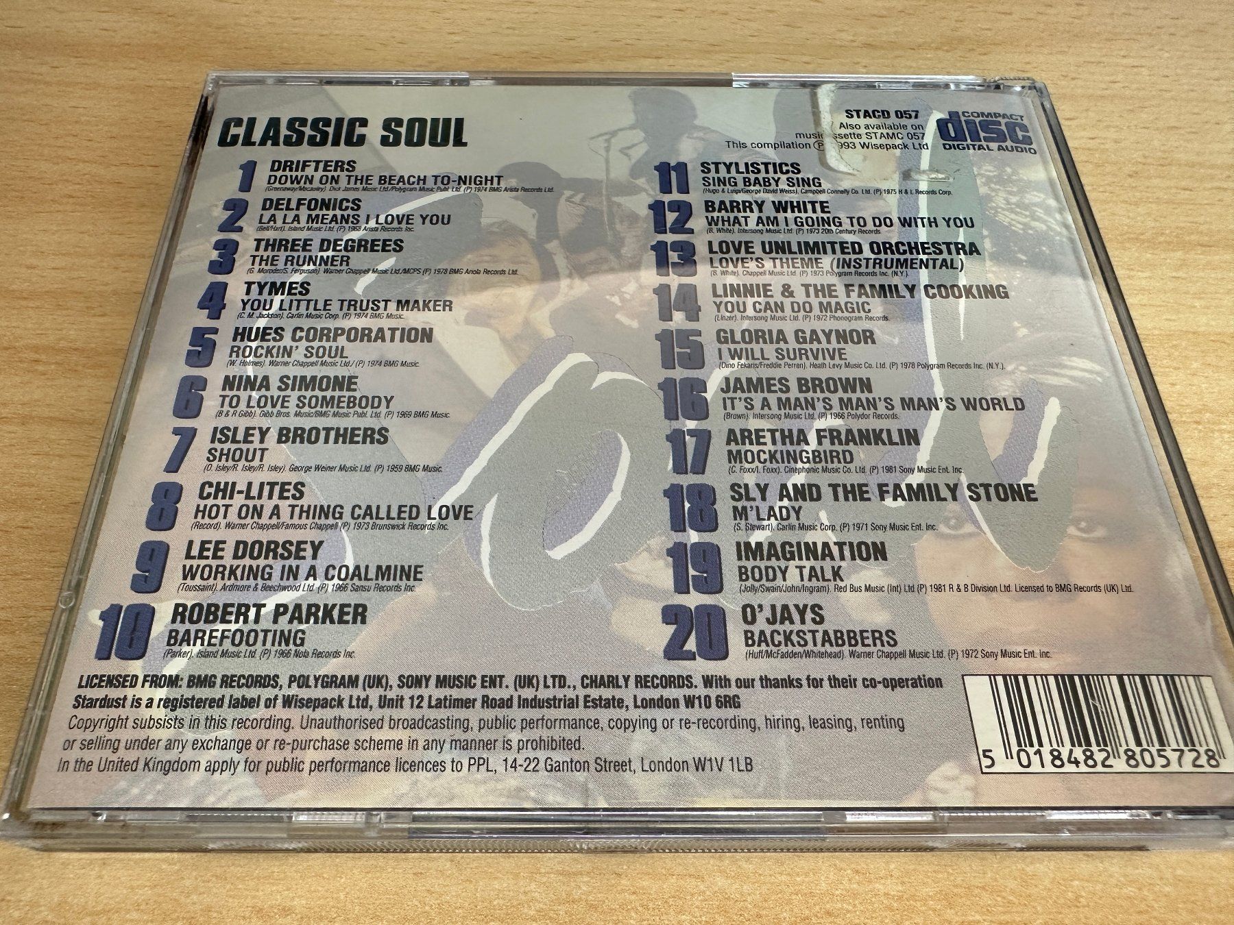 CDs: Various – Classic Soul – Gebraucht aus Rikon im Tösstal von Alpenmutz 1