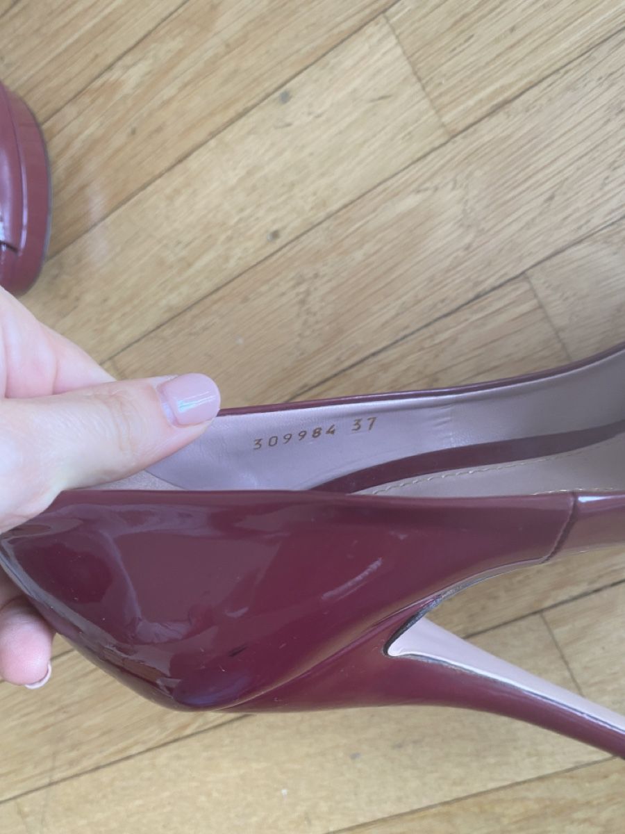 Gucci Scarpe da donna: Escarpins Burgundy Gucci – Usato da Versoix venduto da wen_75xm 3