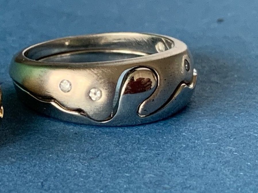 Anelli: Silber (54)Ring Silber 2PIECES – Usato da Dittingen venduto da Bijoubelle