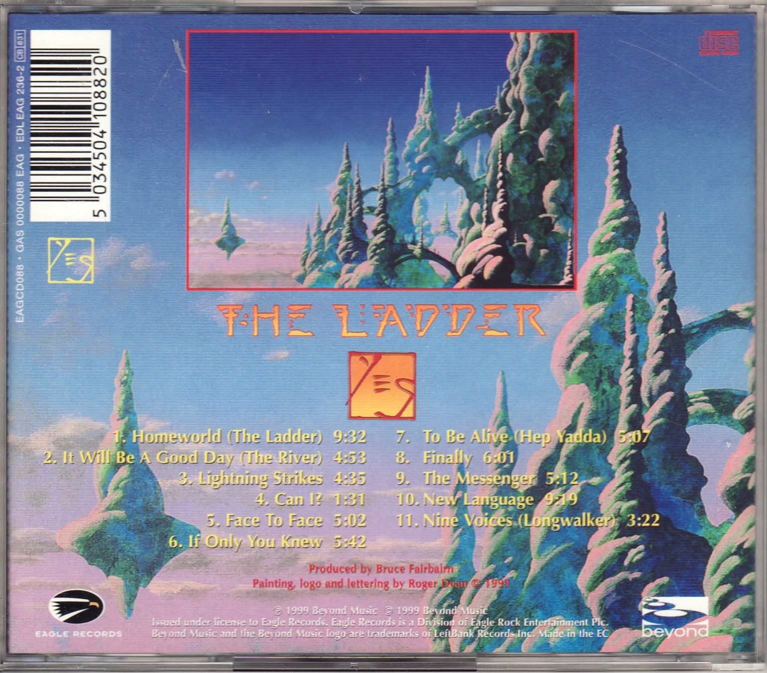 CD: Yes – The Ladder – Nuovo (secondo la descrizione) da Boussens venduto da catfood01 1
