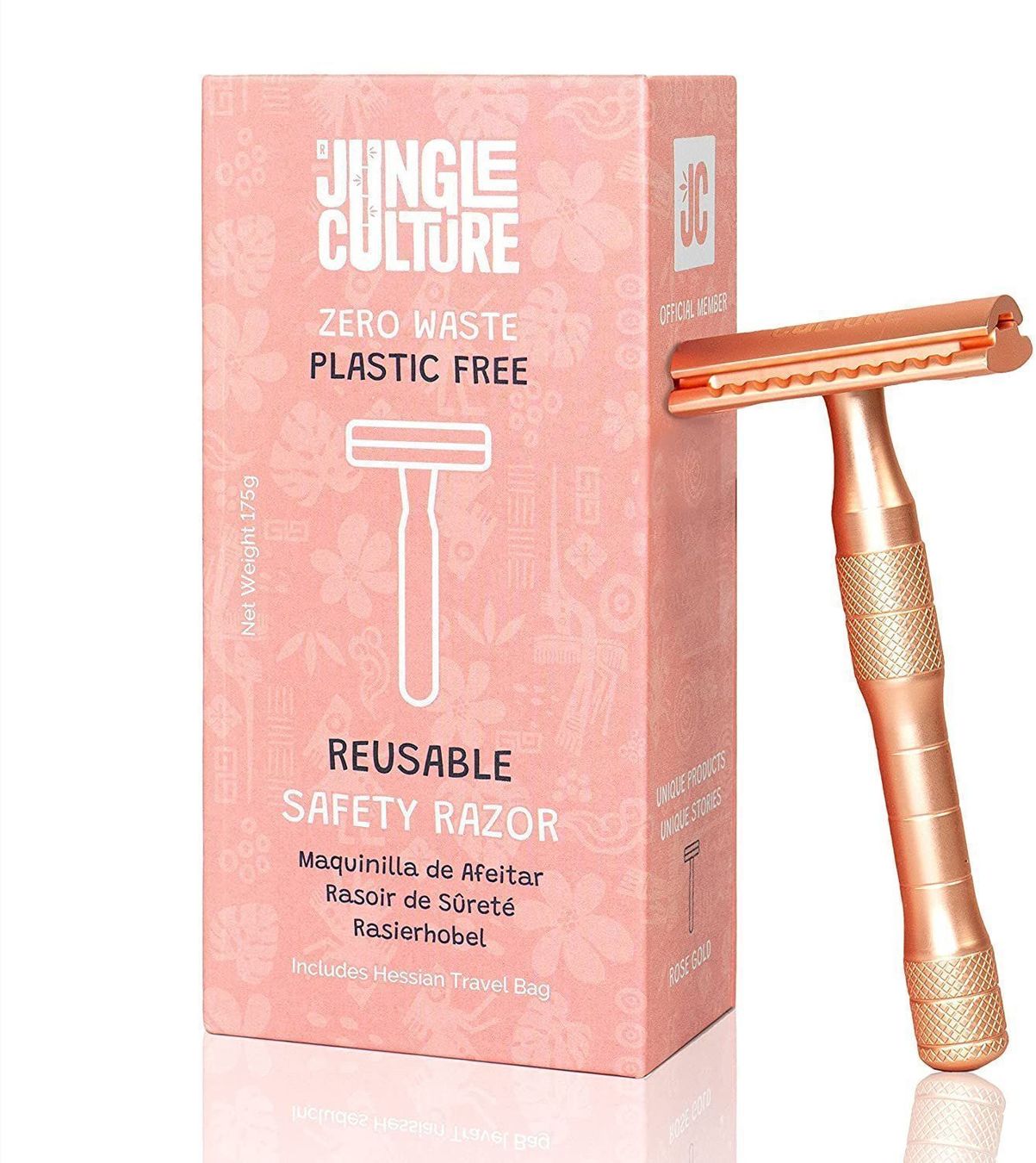 Rasoi & Lamette da barba: Wiederverwendbare Rasierhobel in Roségold – Nuovo e nell'imballaggio originale da Walenstadt venduto da Trend-24