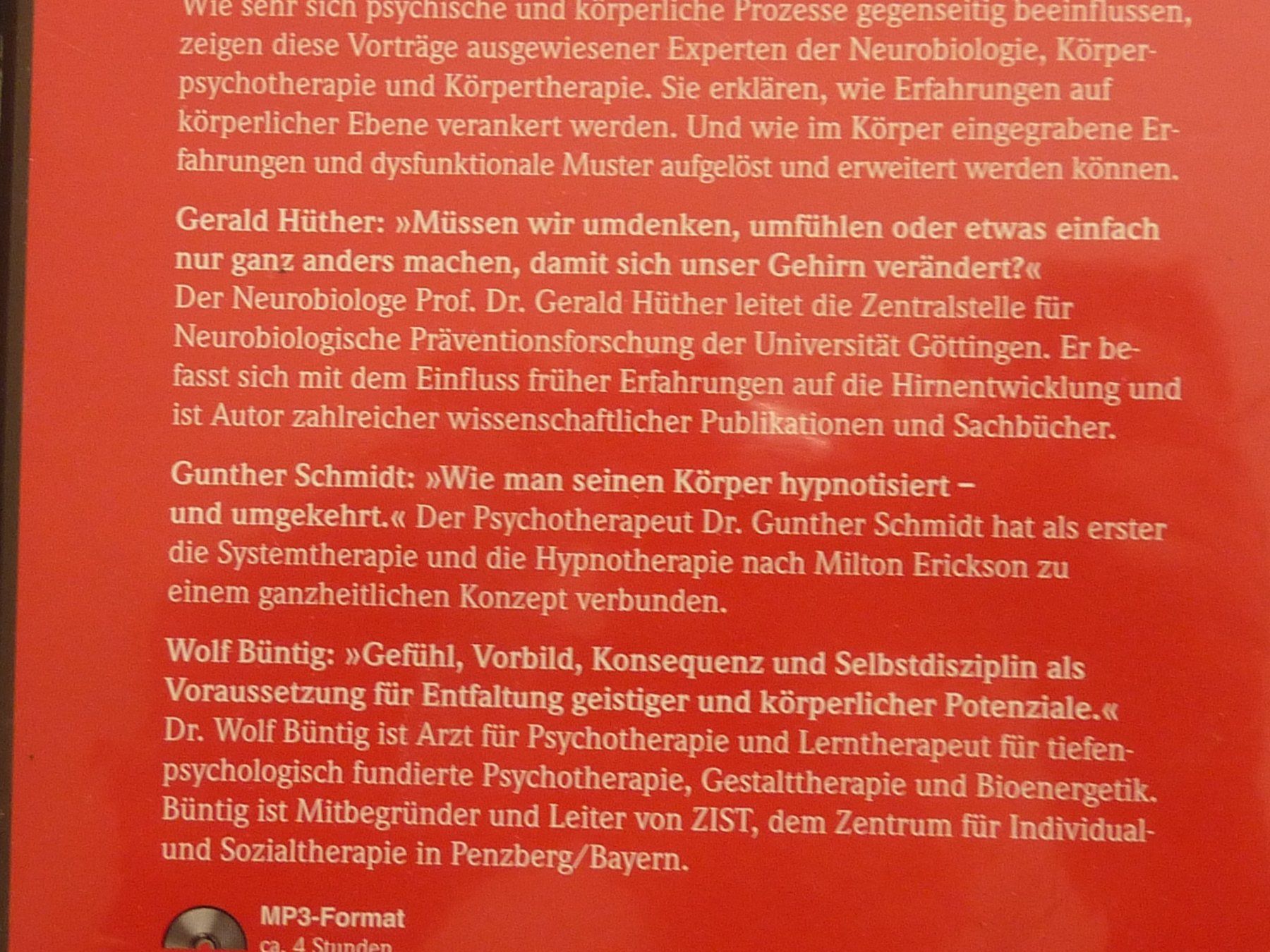 CD: Gehirn und Körper - Ein interdisziplinärer Diskurs (CD) – Nuovo (secondo la descrizione) da Triengen venduto da Nussbaum14 2