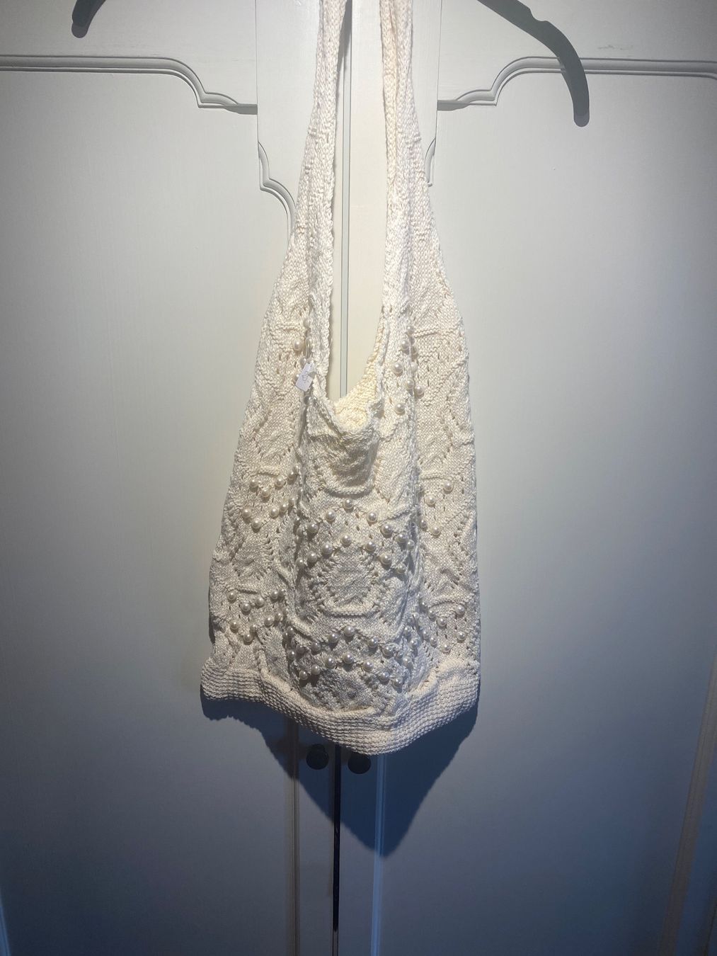 Borse da donna: SHABBY CHIC STOFF TASCHE MIT PERLEN – Nuovo e nell'imballaggio originale da Meienried venduto da ManuelaBoutique 2