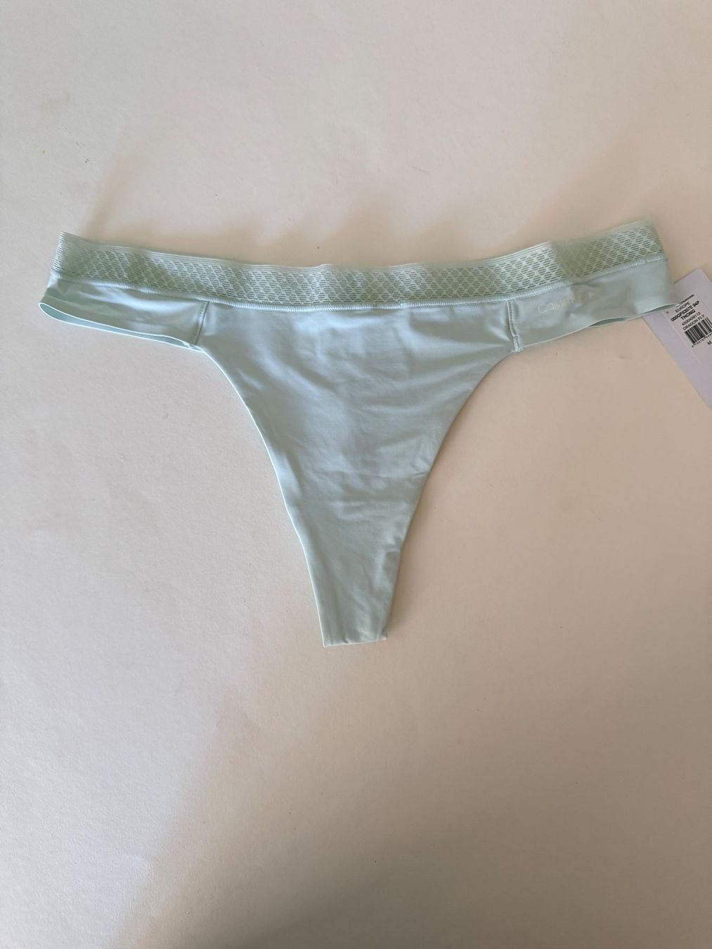 Calvin Klein Autres dessous: CALVIN KLEIN, String, Grösse M, Farbe Helles Mint – Neuf avec emballage d'origine à Rudolfstetten par gst_g7xl