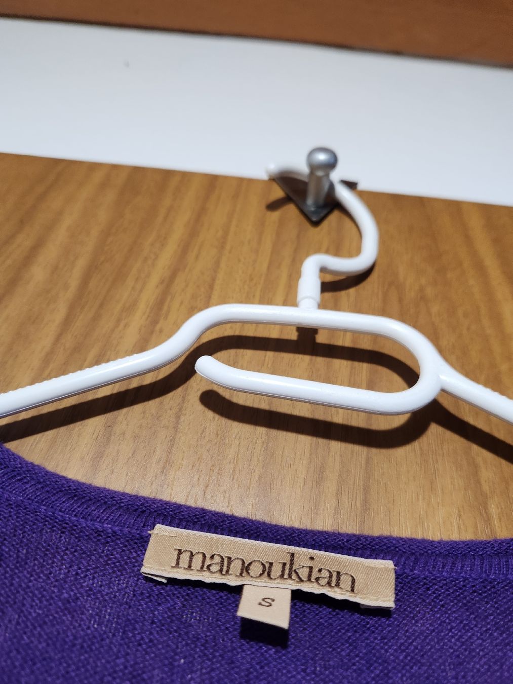 Maglioni & Felpe: Pull Manoukian violet col V coton cachemire taille S – Usato da Niedergösgen venduto da Eva2410 5
