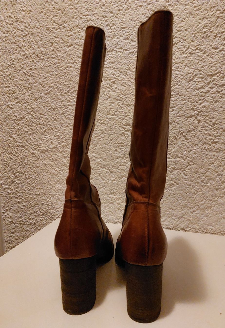 Lazamani Damenschuhe: Leder Cowboy-/Bikerboot von Lazamani Gr.39 – Gebraucht aus Horgen von Angel0010 2