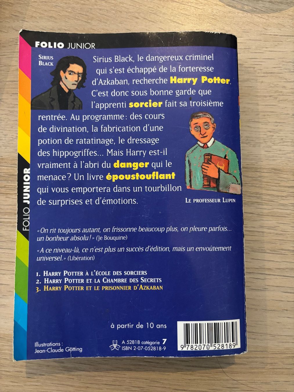 Libri: Harry Potter et le Prisonnier d'Azkaban – Usato da Rue venduto da Juliechaillet99 1