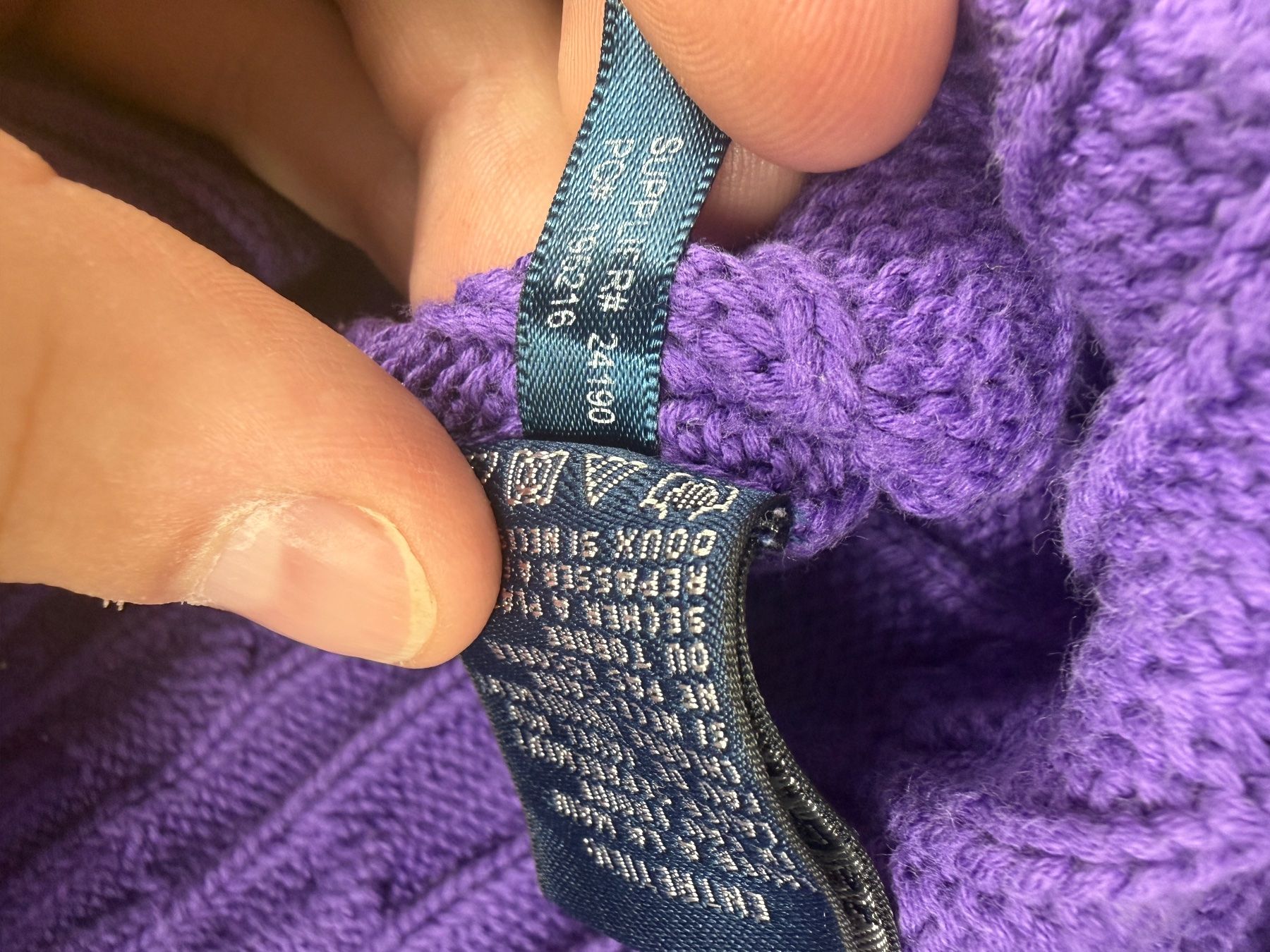Ralph Lauren Pullover & Sweatshirts: Pull Torsadé Ralph Lauren Violet Col V - L #31 – Neu (gemäss Beschreibung) aus Hauterive NE von Leo_o 6