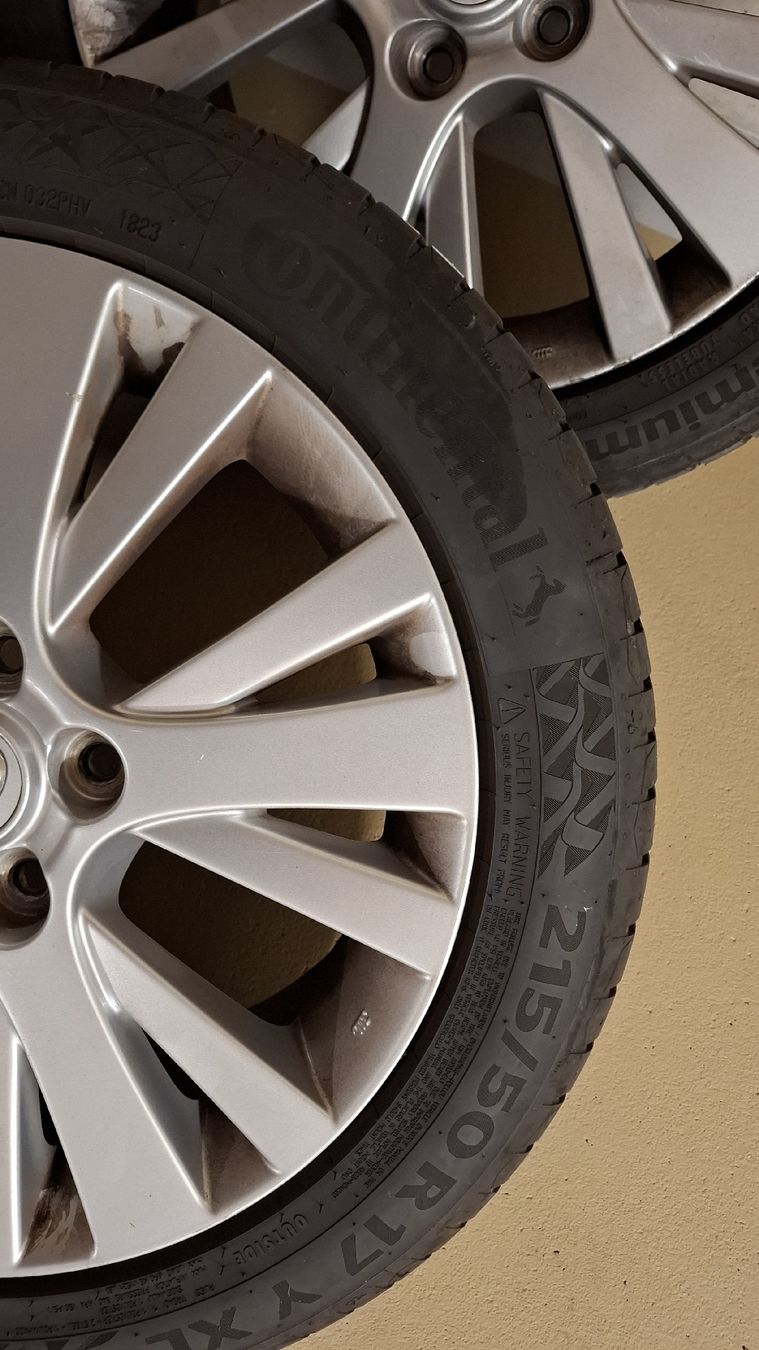 Mazda Felgen: Mazda 6 Alufelgen 17 Zoll mit Continental Sommerreifen – Gebraucht aus Zuchwil von smu_9rm5 1