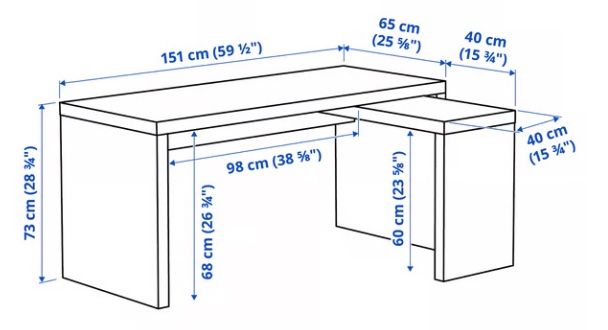 Ikea Schreibtische: Malm Schreibtisch mit Ausziehplatte – Gebraucht aus Huttwil von MrsCreed 2