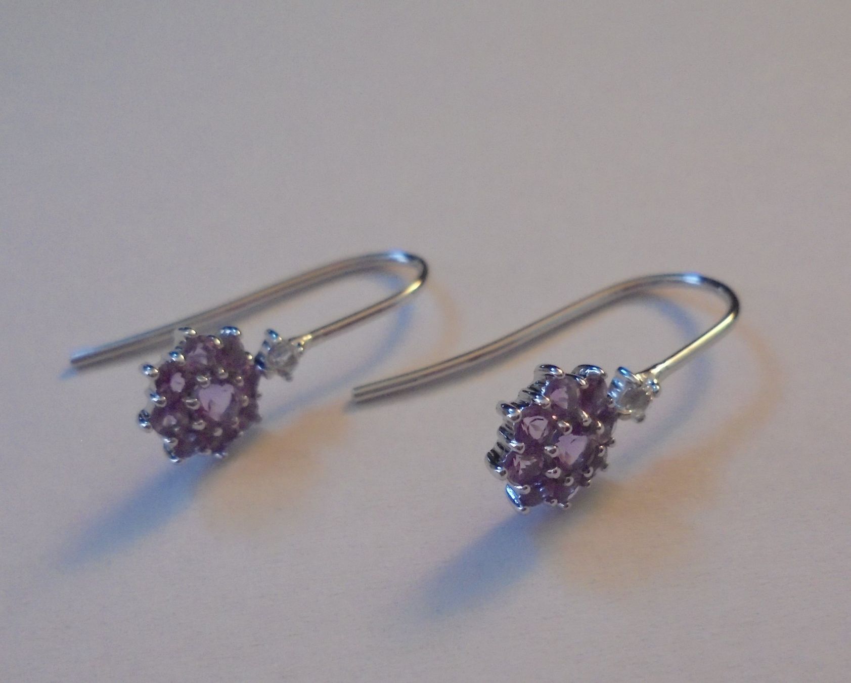 Orecchini pendenti & Orecchini a lobo: Echtschmuck: Amethyst-Silberohrhänger – Nuovo (secondo la descrizione) da Zuchwil venduto da maumauchi 4