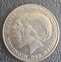 Beatrix Königin der Niederlande 2 1/2 gulden Münz