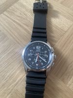 Herrenuhr Esprit Chronograph schwarz Band gut erhalten
