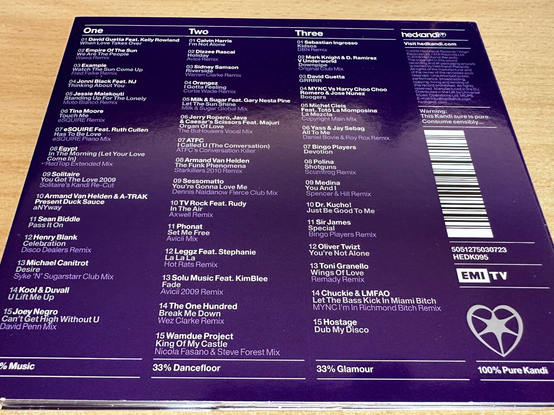 CD: Various - Hed Kandi – Pure Kandi - 3 CD – Usato da Rikon im Tösstal venduto da Alpenmutz 3