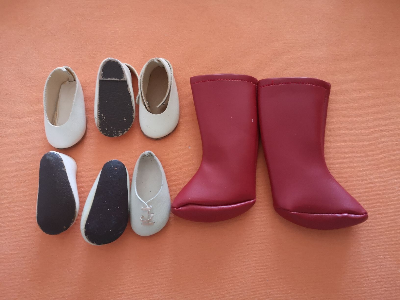 Sasha Morgenthaler Bambole: SASHA TRENDON PUPPE SCHUHE LOT – Usato da MUEHLEBERG venduto da Cocolinette