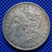 USA 1880 Morgan Dollar O New Orleans