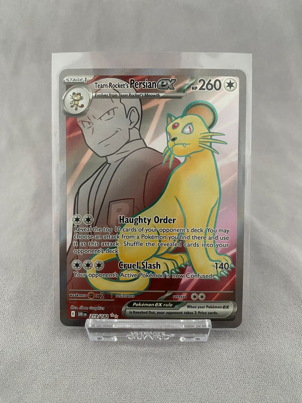 Pokemon / Team Rockets Persian ex 219/182 Destined Rivals EN (Neu ...