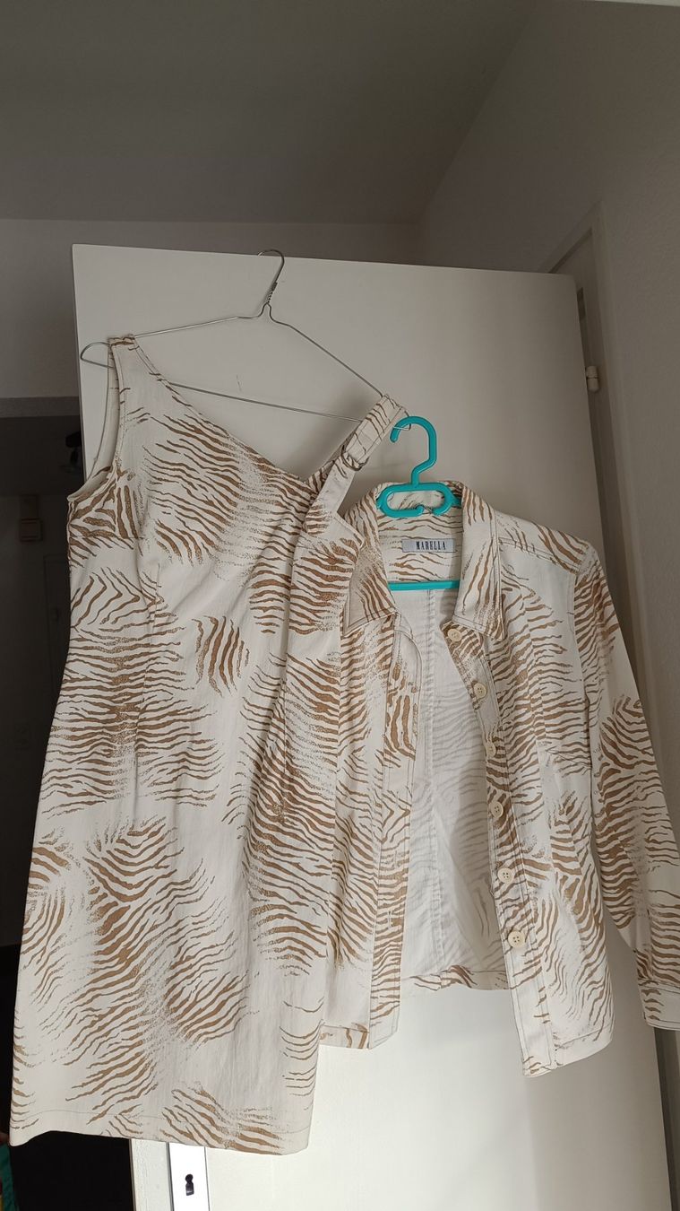 Marella Vestiti: ENSEMBLE MARELLA,  taille 36, ROBE + VESTE – Usato da Sion venduto da andreina52