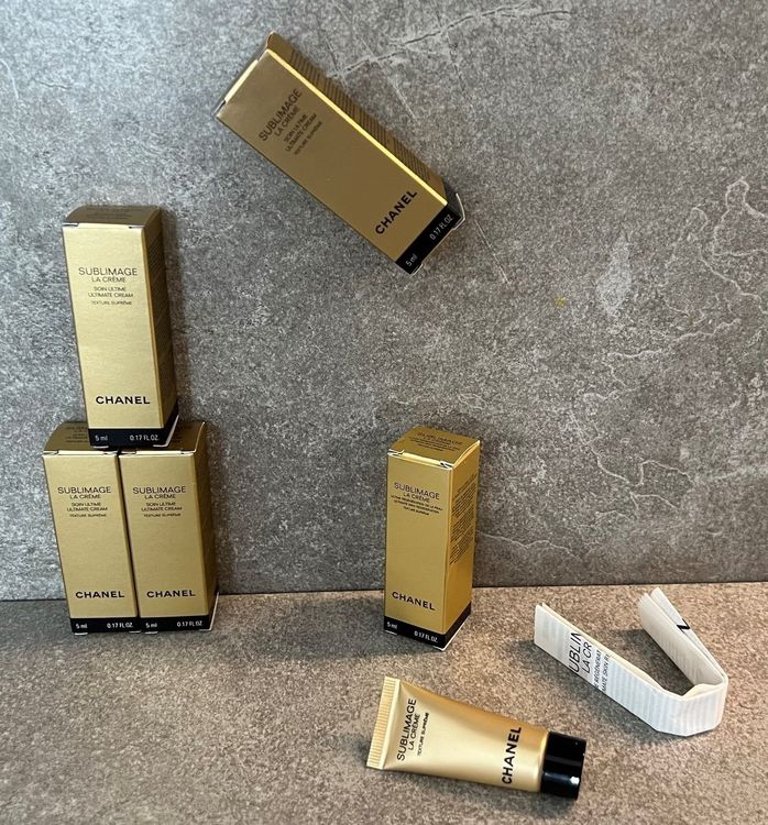 CHANEL SUBLIMAGE LA CRÈME TEXTURE SUPRÊME: 5 x 5ml Set ... (Neu und ...